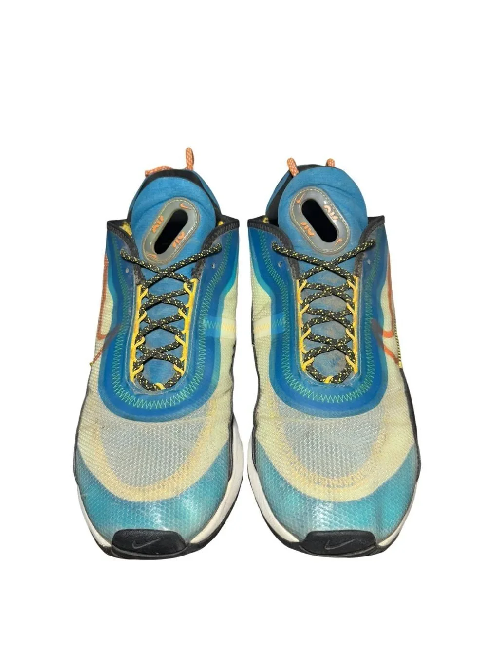 Nike Air men’s Blue & Orange Air Max-Style Sneaker size 12